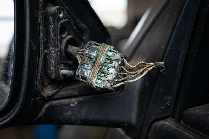 Kann ein korrodierter Spiegelstecker die Funktion elektrisch klappbarer Außenspiegel beeinträchtigen?