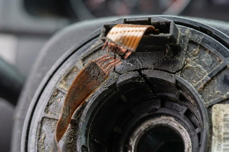 Kann eine beschädigte Lenkrad-Lenkstockschalter-Spirale zum Airbag-Ausfall führen?