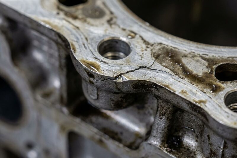 Kann ein verzogener Motorblock zu Kompressionsverlust führen?