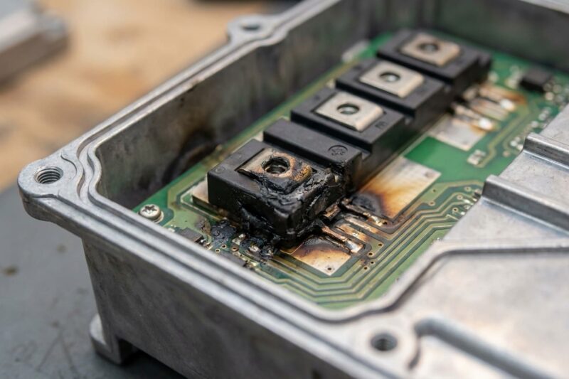 Kann ein Wechselrichterausfall durch defekte IGBT-Transistoren zum Totalausfall der Antriebsleistung führen?