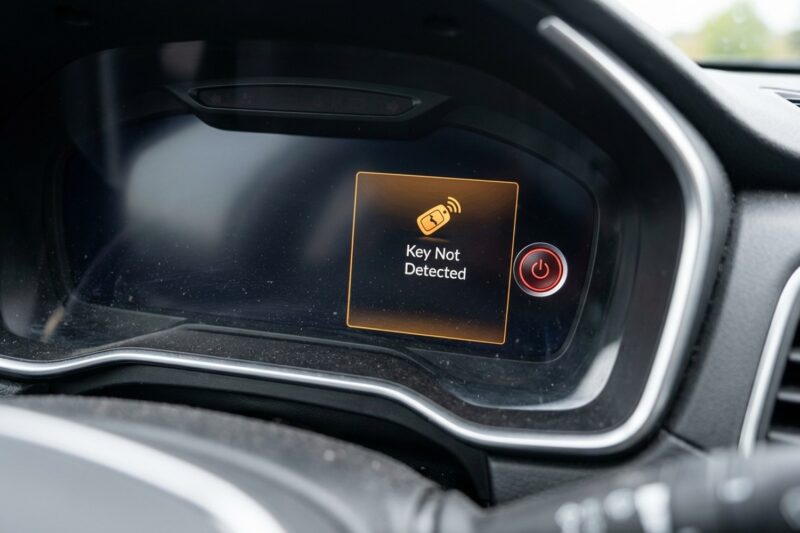 Wie die Start-Stopp-Taste funktioniert und warum der Schlüssel im Auto sein muss