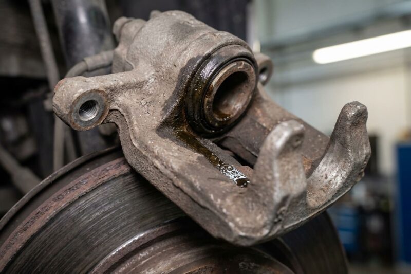 How to Spot a Brake Caliper Fluid Leak: Drips, Low Level, and Smell