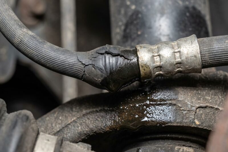 How to Spot a Brake Hose Leak: Bulges, Cracks, and Low Fluid Level