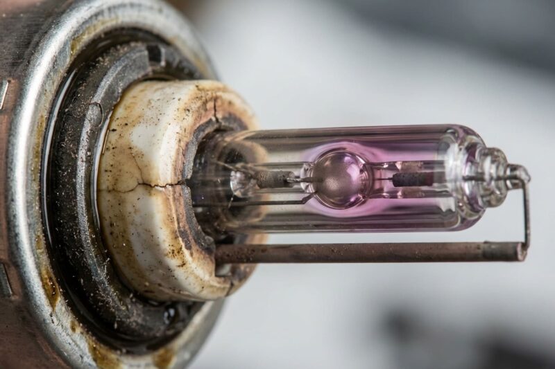 Anzeichen einer defekten Xenon-HID-Lampe: Farbveränderung oder Nachlassen der Helligkeit?