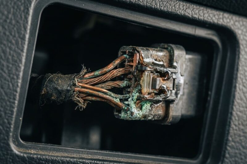 Anzeichen für einen Defekt der Keyless-Entry-Antenne: Fernbedienung funktioniert nicht, aber die Taste am Funk-Schlüssel schon.