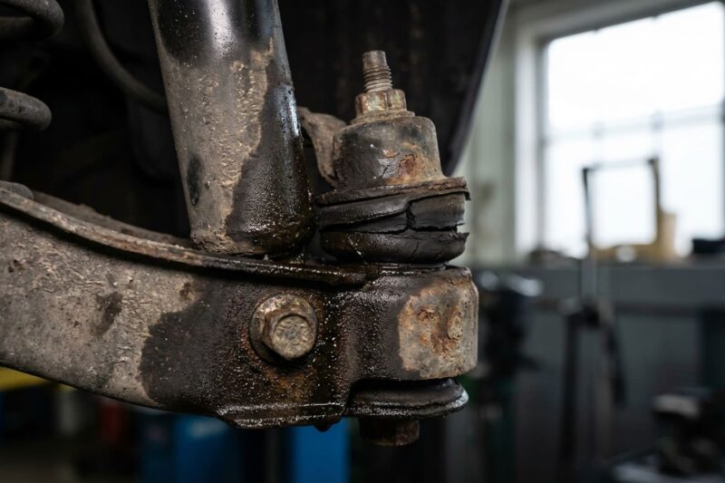 Which car models have premature rear shock absorber wear? (e.g., Skoda Octavia A5, BMW E90)