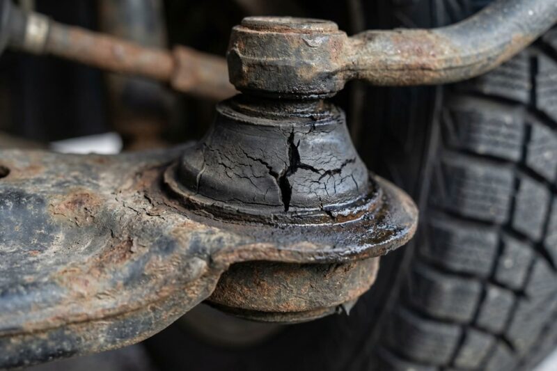 Why is my suspension knocking louder on winter tires — softer rubber or worn suspension parts?